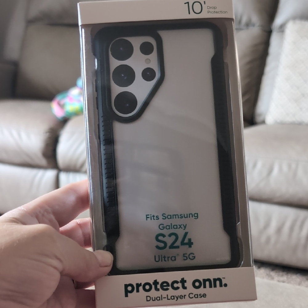 Protect Onn Black and White Case for Samsung Galaxy S24 Ultra 5G